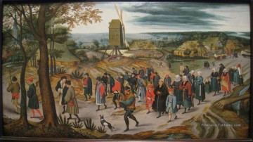 La Procession du Mariage Pieter Brueghel le Jeune Peinture à l'huile